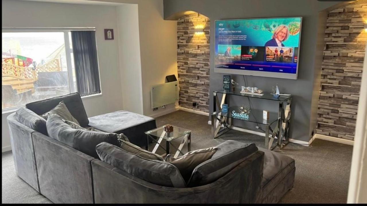 Sea View Apartment Large Balcony Whirlpool Bath 2 Bedrooms Sky Glass Tv Bridlington Luaran gambar